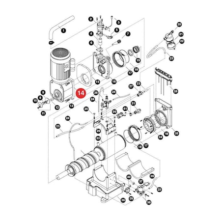 Follett Gearmotor, 975, 240V 00130807
